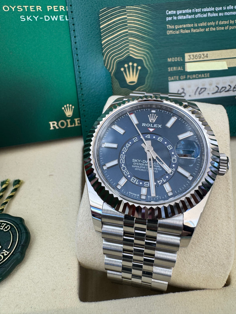 Rolex Sky-Dweller 336934 Blue Dial 2026 Jubilee