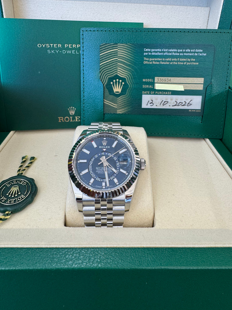 Rolex Sky-Dweller 336934 Blue Dial 2026 Jubilee