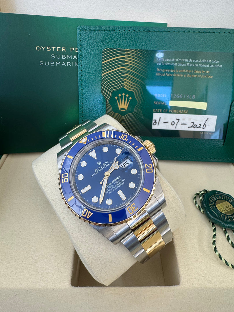 Rolex Submariner Date 41mm 126613LB 2026 "Bluesy"