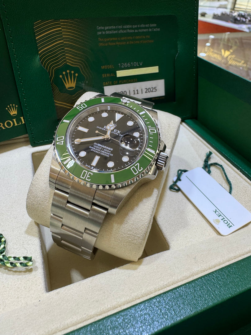 Rolex Submariner Date 41mm 126610LV "Kermit" 2025 MK2
