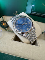 Load image into Gallery viewer, Rolex Datejust 41mm 126334 2025 Blue Azzoro Dial Jubilee
