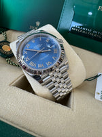 Load image into Gallery viewer, Rolex Datejust 41mm 126334 2025 Blue Azzoro Dial Jubilee
