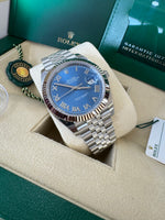 Load image into Gallery viewer, Rolex Datejust 41mm 126334 2025 Blue Azzoro Dial Jubilee
