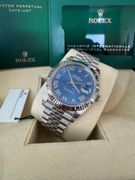Load image into Gallery viewer, Rolex Datejust 41mm 126334 2025 Blue Azzoro Dial Jubilee
