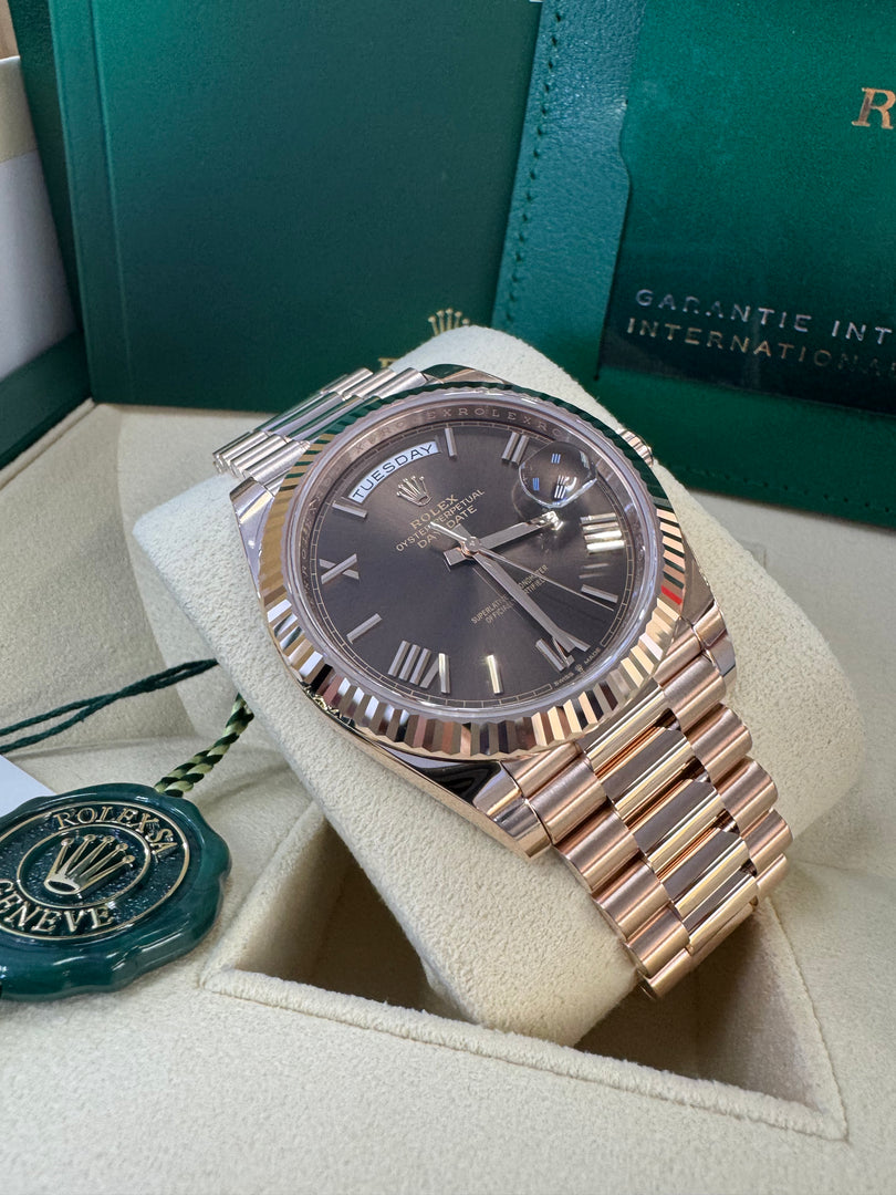 Rolex Day-Date 40 Chocolate Dial 228235 2025