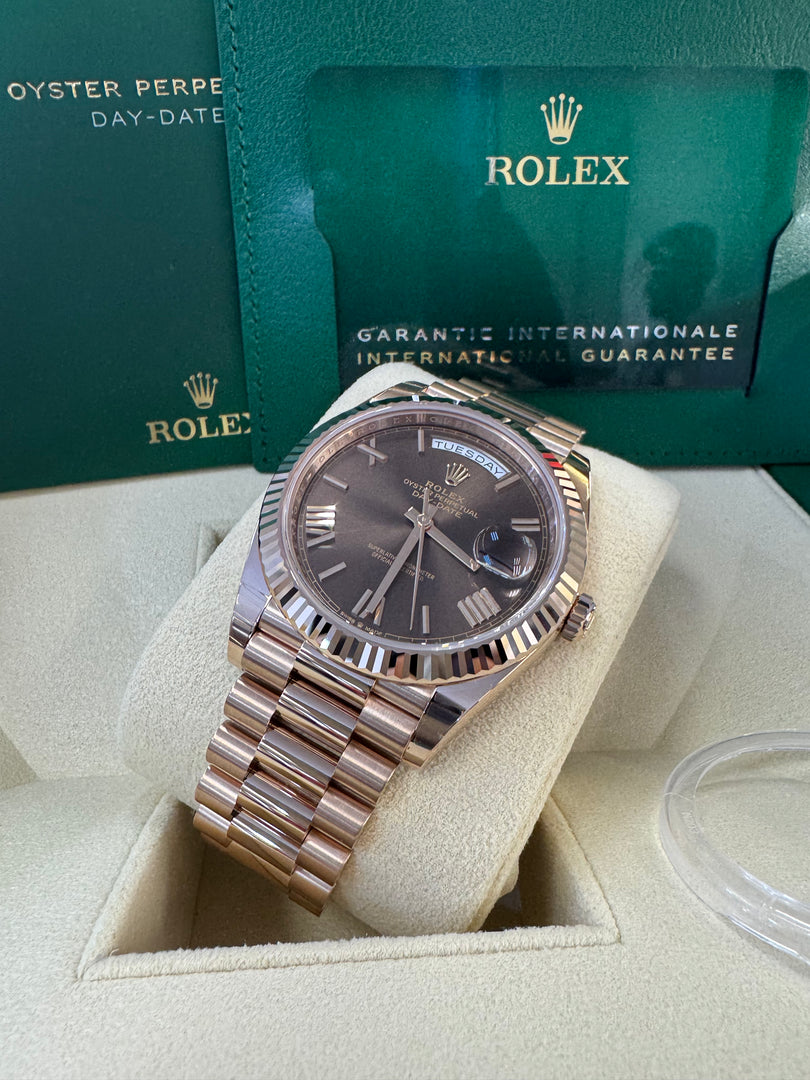 Rolex Day-Date 40 Chocolate Dial 228235 2025