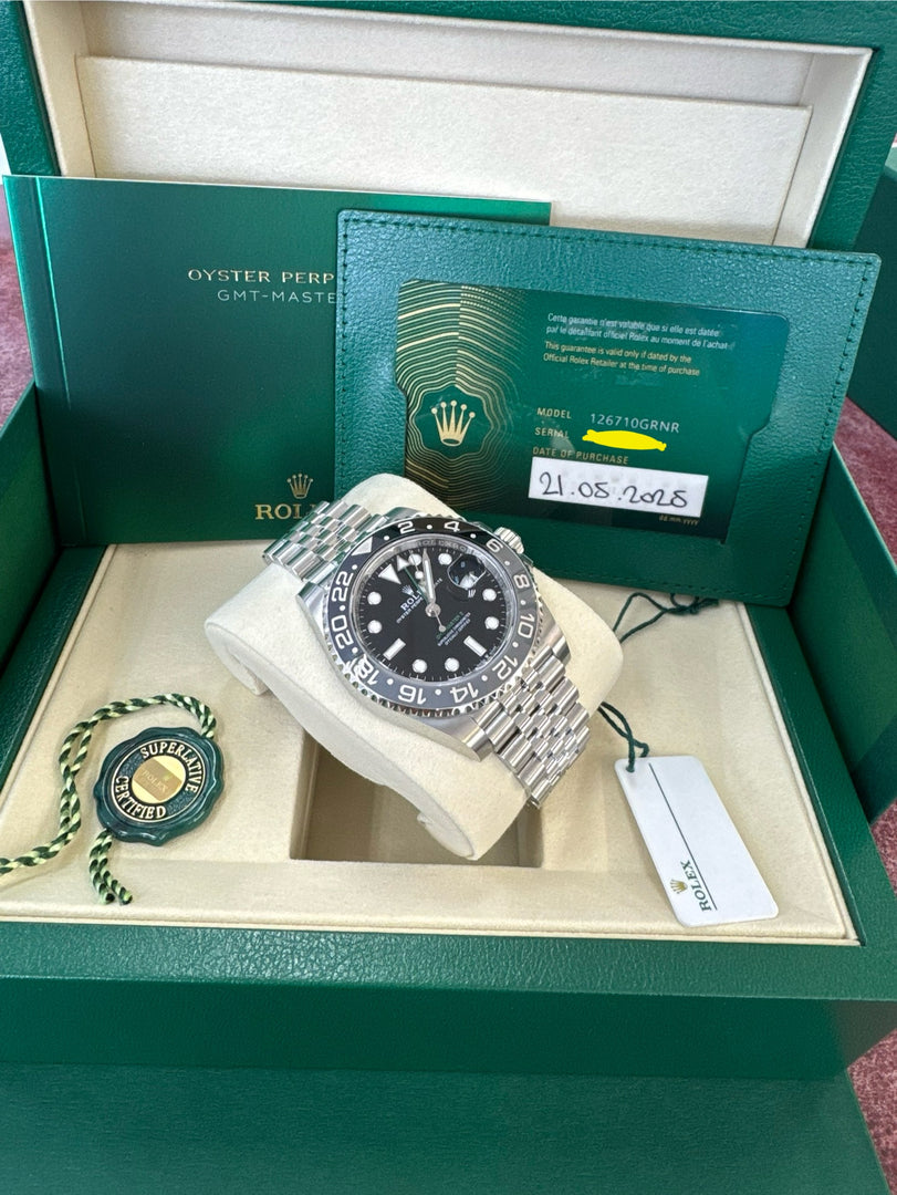 Rolex GMT-Master II "Bruce Wayne" 2025 126710GRNR Jubilee