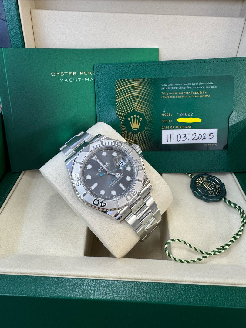 Rolex Yacht-Master 40mm 126622 2025 Rhodium Dial