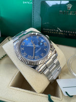 Load image into Gallery viewer, Rolex Datejust 41mm 126334 2022 Blue Azzoro Dial Oyster
