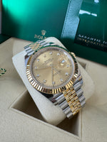 Load image into Gallery viewer, Rolex Datejust 41 Champagne Diamond Dial 126333 2024 Jubilee
