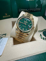 Load image into Gallery viewer, Rolex Day-Date 40 2025 Green &quot;Money Dial&quot; 228238
