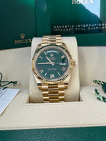 Load image into Gallery viewer, Rolex Day-Date 40 2025 Green &quot;Money Dial&quot; 228238

