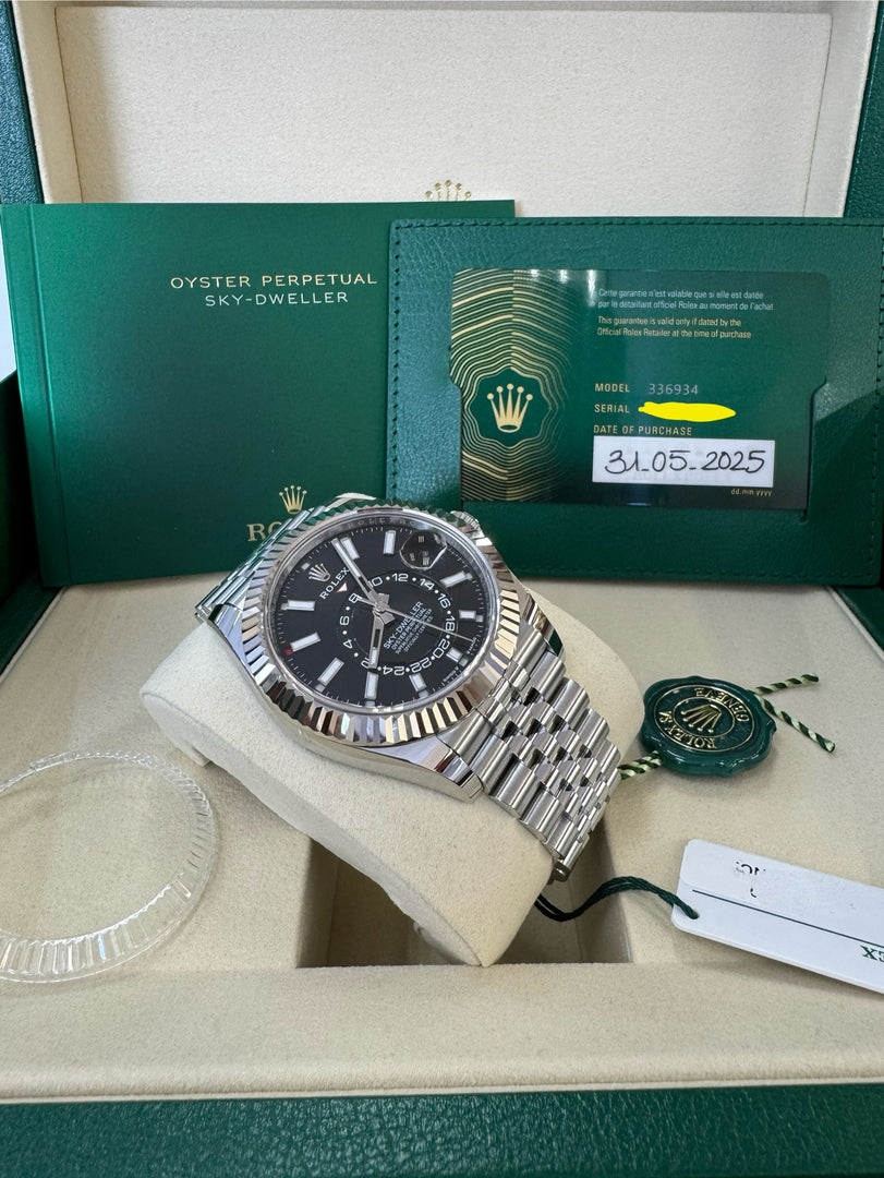 Rolex Sky-Dweller 336934 Black Dial 2025 Jubilee