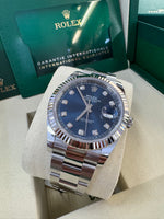Load image into Gallery viewer, Rolex Datejust 41mm 126334 2025 Blue Diamond Dial Oyster
