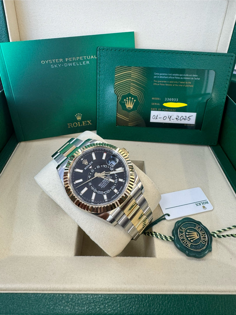 Rolex Sky-Dweller 336933 Black Dial 2025 Oyster
