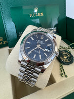 Load image into Gallery viewer, Rolex Datejust 41mm 126300 2025 Blue Jubilee
