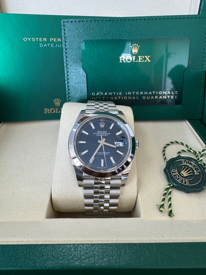 Rolex Datejust 41mm 126300 2025 Blue Jubilee