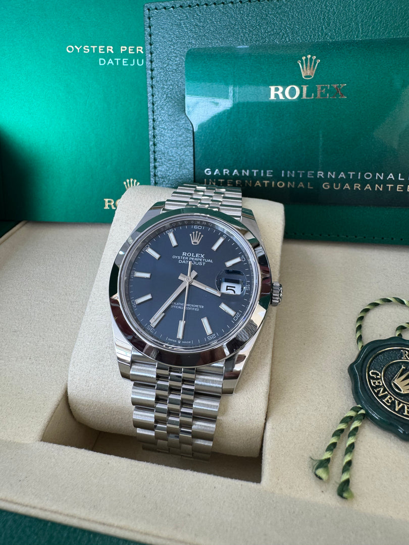 Rolex Datejust 41mm 126300 2025 Blue Jubilee