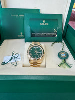Load image into Gallery viewer, Rolex Day-Date 40 2025 Green &quot;Money Dial&quot; 228238
