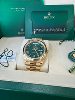 Load image into Gallery viewer, Rolex Day-Date 40 2025 Green &quot;Money Dial&quot; 228238
