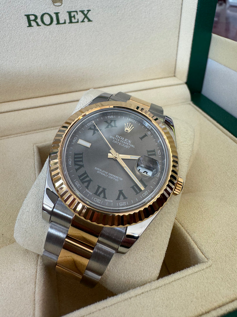 Rolex Datejust 41 Wimbeldon Dial Oyster 116333 2015