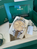 Load image into Gallery viewer, Rolex Datejust 41 Champagne Index Dial 126333 2025 Jubilee
