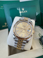 Load image into Gallery viewer, Rolex Datejust 41 Champagne Index Dial 126333 2025 Jubilee
