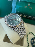Load image into Gallery viewer, Rolex Datejust 41mm 126334 2025 Mint Green Dial Jubilee
