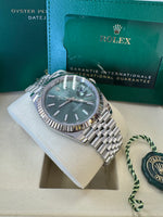 Load image into Gallery viewer, Rolex Datejust 41mm 126334 2025 Mint Green Dial Jubilee
