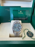Load image into Gallery viewer, Rolex Datejust 41mm 126334 2025 Mint Green Dial Jubilee
