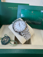 Load image into Gallery viewer, Rolex Datejust 41mm 126334 2025 White Roman Dial Jubilee
