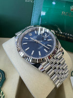 Load image into Gallery viewer, Rolex Datejust 41mm 126334 2025 Blue Index Dial Jubilee
