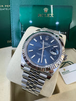 Load image into Gallery viewer, Rolex Datejust 41mm 126334 2025 Blue Index Dial Jubilee
