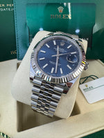 Load image into Gallery viewer, Rolex Datejust 41mm 126334 2025 Blue Index Dial Jubilee
