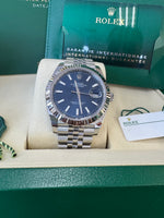 Load image into Gallery viewer, Rolex Datejust 41mm 126334 2025 Blue Index Dial Jubilee
