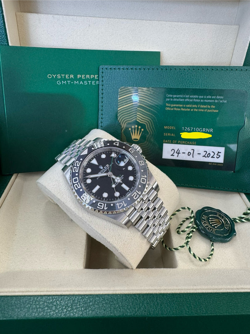 Rolex GMT-Master II "Bruce Wayne" 2025 126710GRNR Jubilee