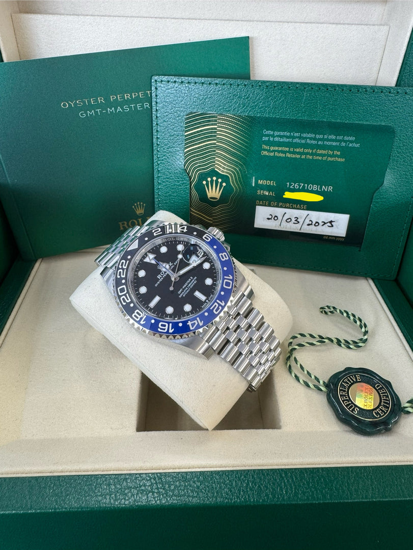 Rolex GMT-Master II "BatGirl" 2025 126710BLNR Jubilee