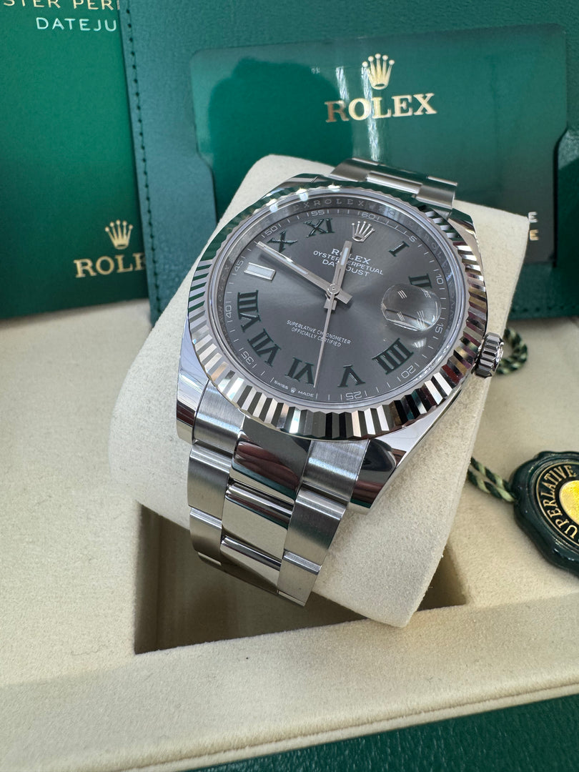 Rolex Datejust 41mm 126334 2025 Wimbeldon Dial Oyster