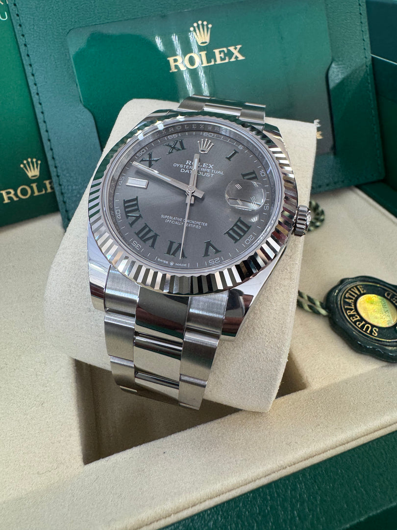 Rolex Datejust 41mm 126334 2025 Wimbeldon Dial Oyster