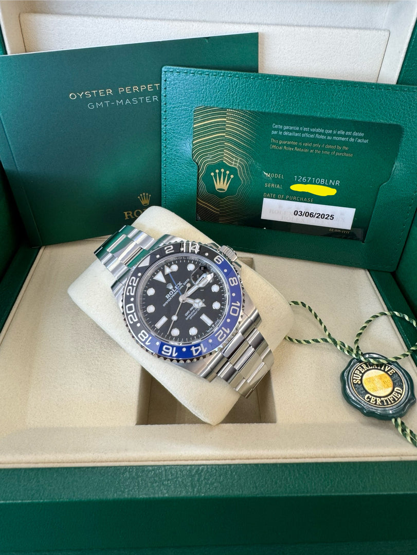 Rolex GMT-Master II "BatGirl" 2025 126710BLNR Oyster