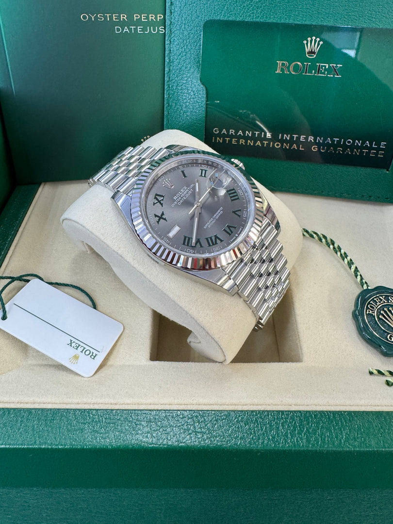 Rolex Datejust 41mm 126334 2025 Wimbeldon Dial Jubilee