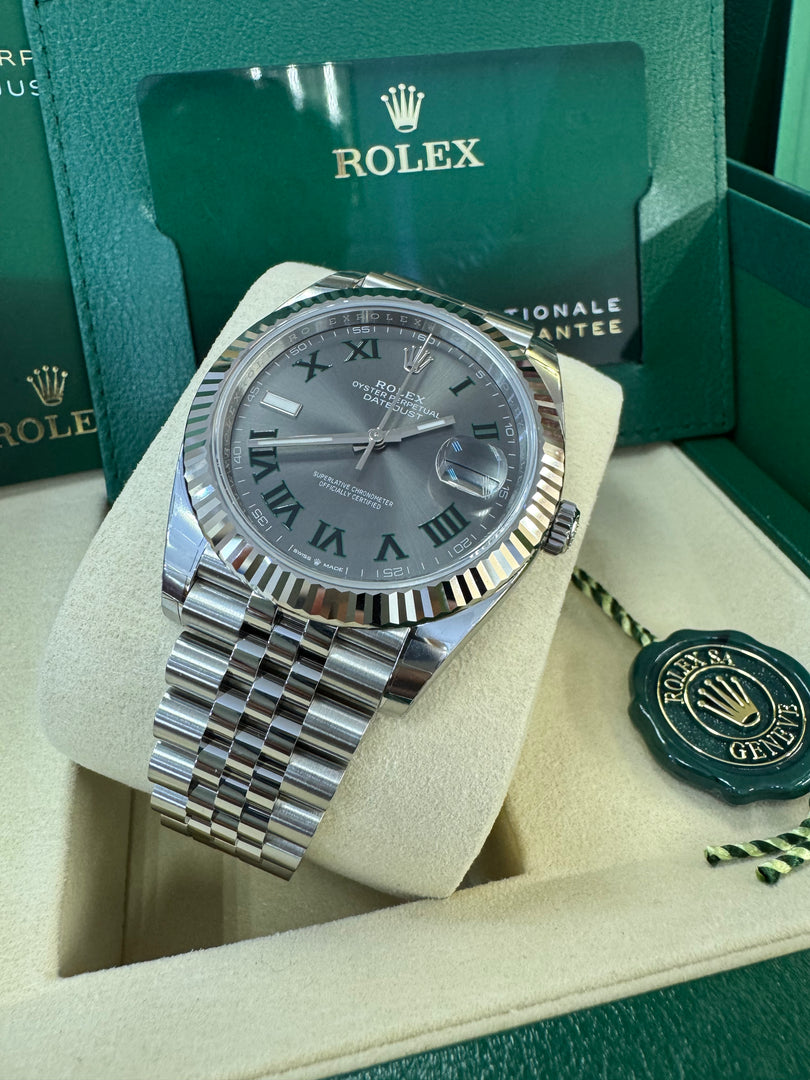 Rolex Datejust 41mm 126334 2025 Wimbeldon Dial Jubilee