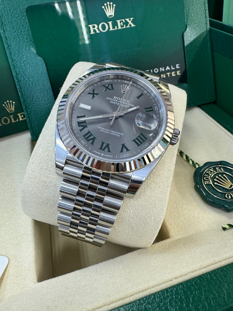 Rolex Datejust 41mm 126334 2025 Wimbeldon Dial Jubilee