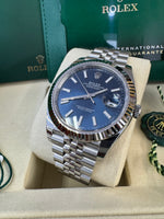 Load image into Gallery viewer, Rolex Datejust 41mm 126334 2025 Blue Index Dial Jubilee
