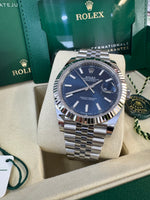 Load image into Gallery viewer, Rolex Datejust 41mm 126334 2025 Blue Index Dial Jubilee
