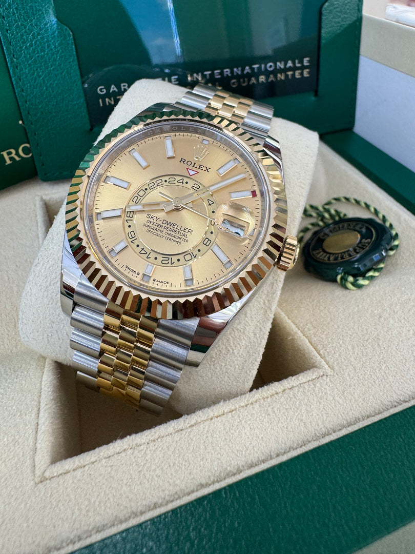 Rolex Sky-Dweller 336933 Champagne Dial 2024 Jubilee