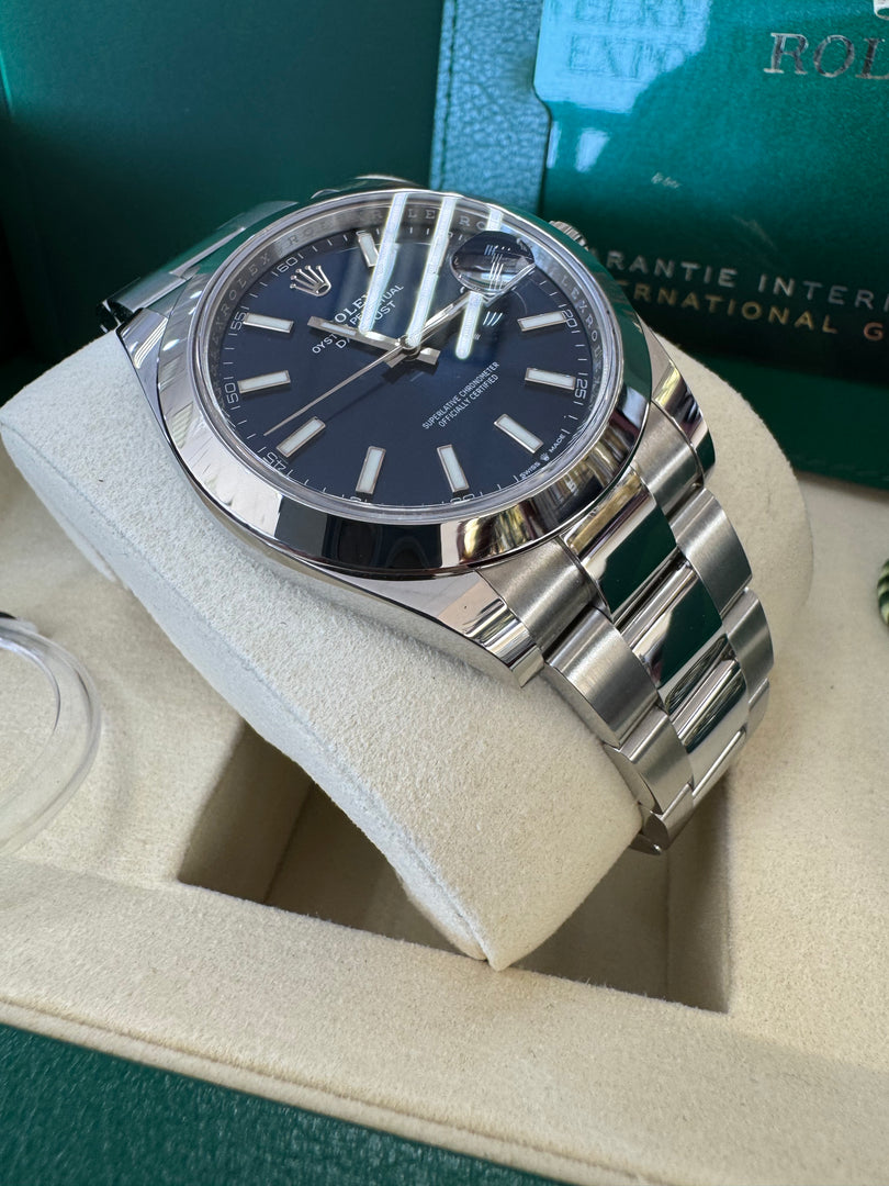 Rolex Datejust 41mm 126300 2025 Blue Oyster