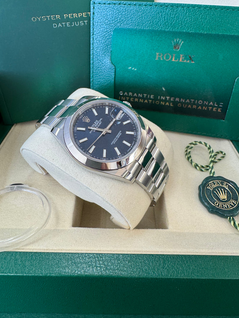 Rolex Datejust 41mm 126300 2025 Blue Oyster