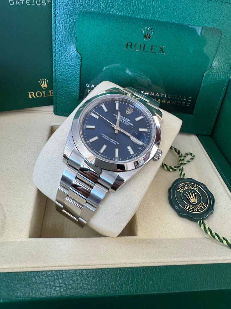 Rolex Datejust 41mm 126300 2025 Blue Oyster