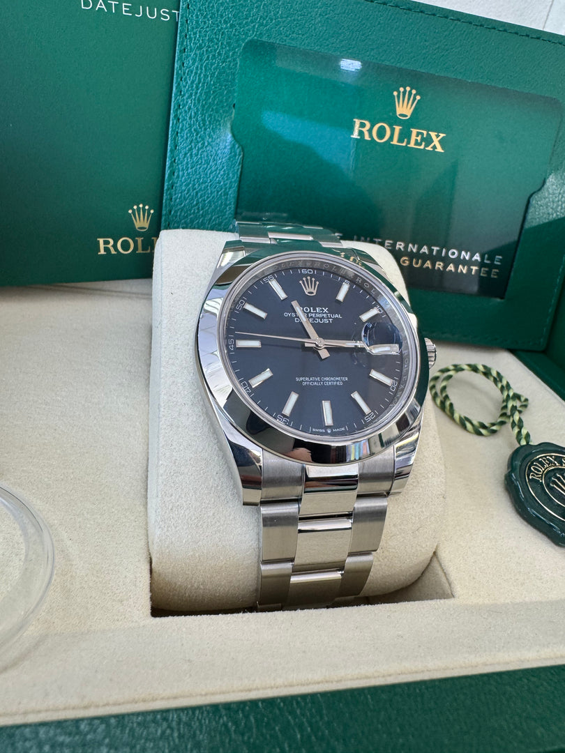 Rolex Datejust 41mm 126300 2025 Blue Oyster